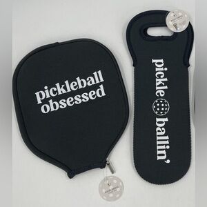 Pickleball Obsessed Paddle Cover and Ballin' Sleeve